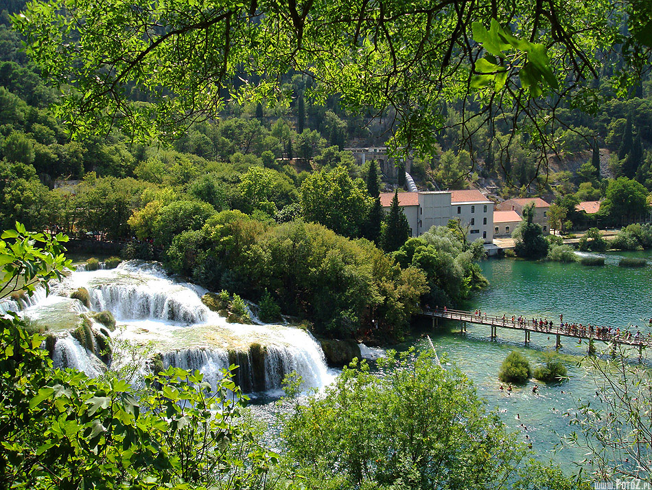 Krk - Chorwacja - fotografie przyrody, zdjcia wakacyjne, krajobraz, park narodowy krka, wodospady krka, przyroda, chorwacja, woda, wodospad, fotografia krajobrazowa, fotografia przyrody