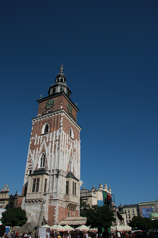 Wieża ratuszowa - ratusz na krakowskim rynku