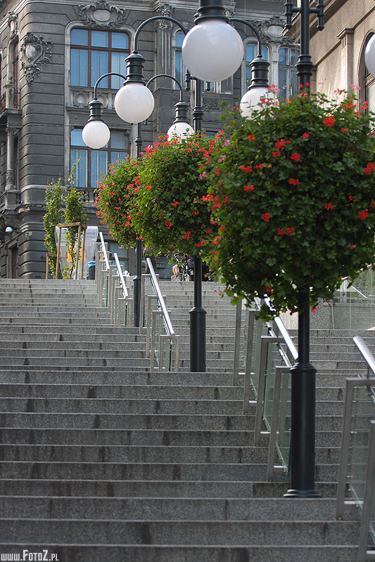 Schody - schody na prezydencie, schody w centrum bielska