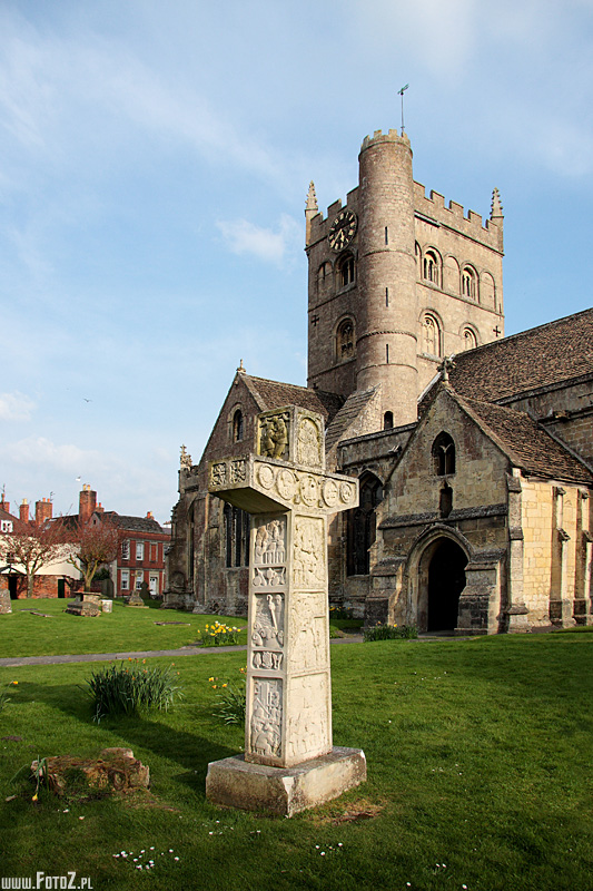 Koci  na St John's Court - Devizes, Wiltshire, Anglia, angielska Architektura, koci, katedra, cmentarz