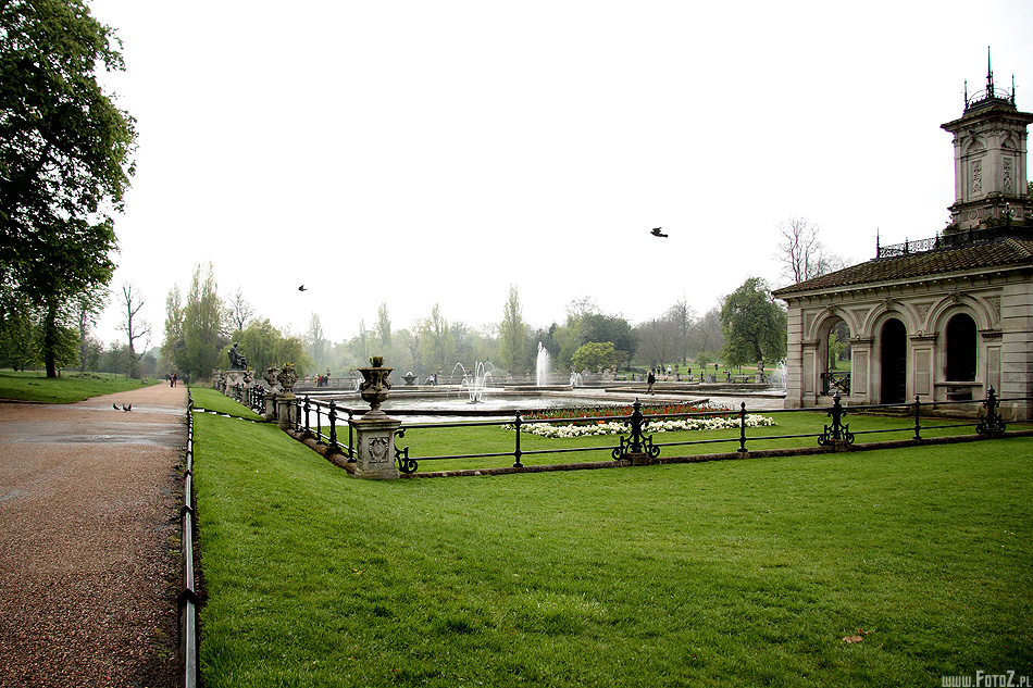 Ogrd - hyde park london, park w londynie, natura, ziele, kwiaty, przyroda