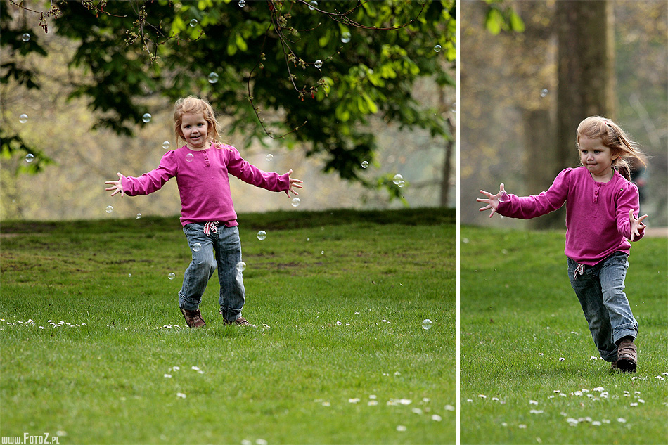 Bańki mydlane - hyde park london, park w londynie, natura,  przyroda, malowniczy, banki mydlane, dziecko, radość, szczęscie dziecka