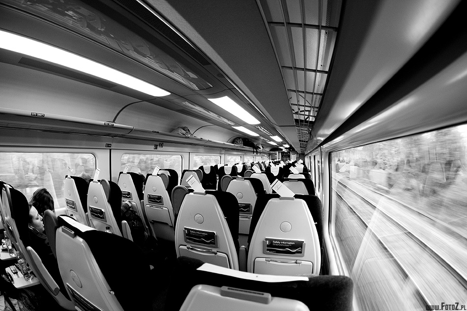 Wnętrze pociągu - 