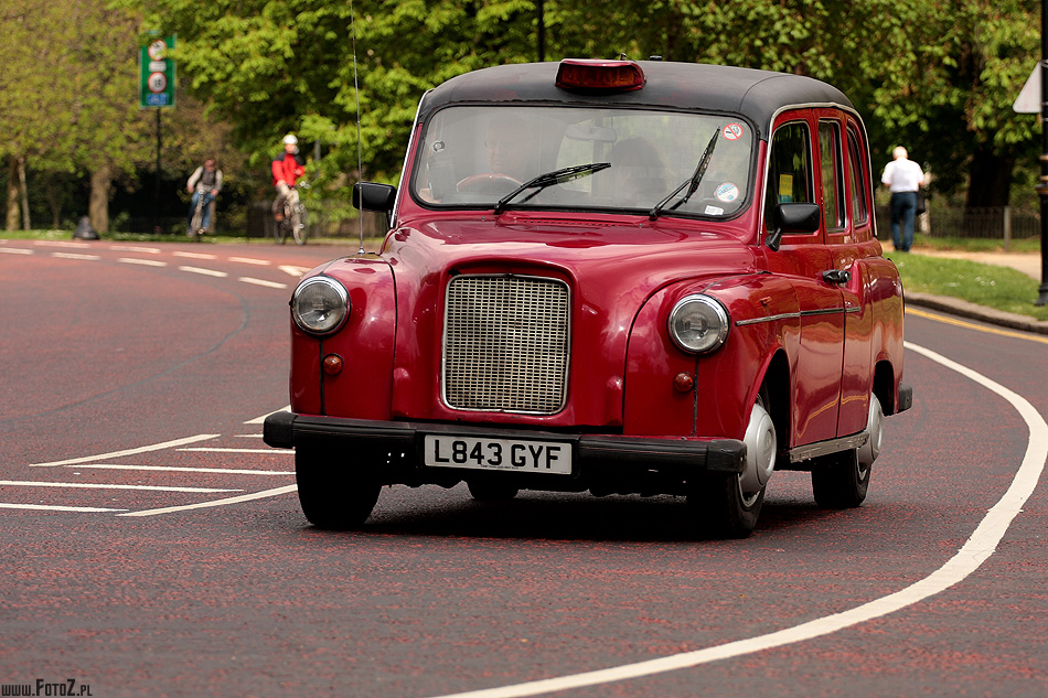 Red Taxi - takswka, Londyn, czerwona taksowka