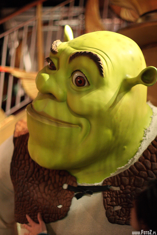 Shrek - muzeum figur woskowych londyn, madame tussauds - london