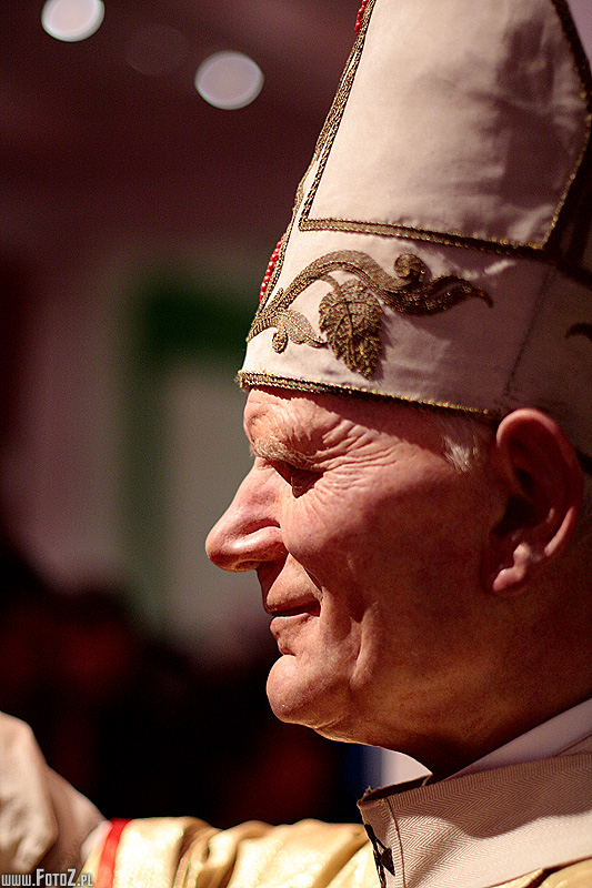 Papie Jan Pawe II - muzeum figur woskowych londyn, madame tussauds - london