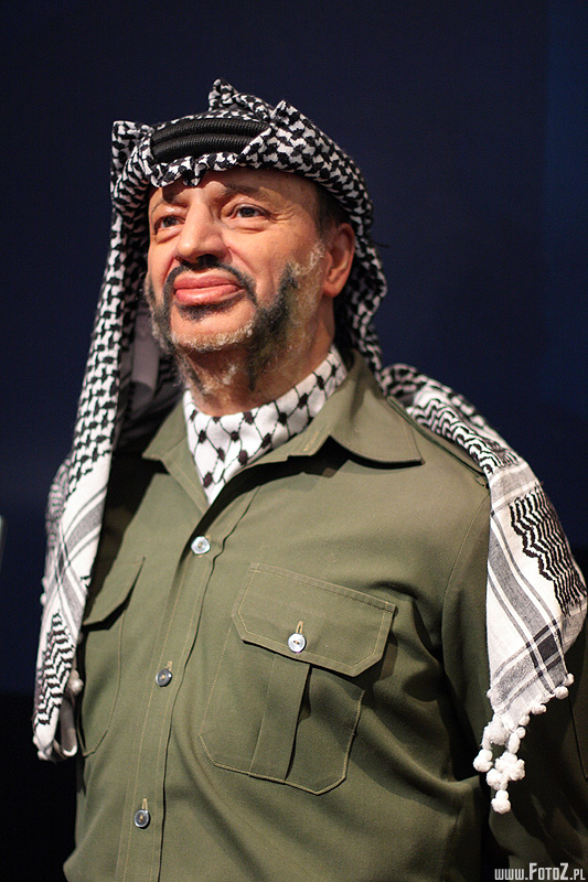 Jaser Arafat - muzeum figur woskowych londyn, madame tussauds - london