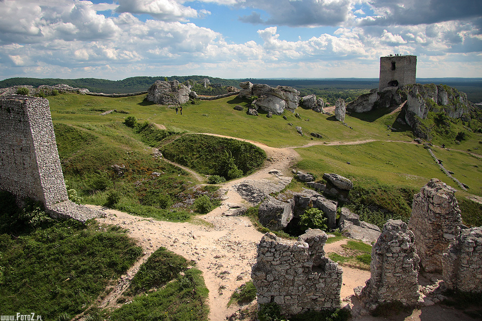 Szlakiem Orlich Gniazd - ruiny zamku w Olsztynie
