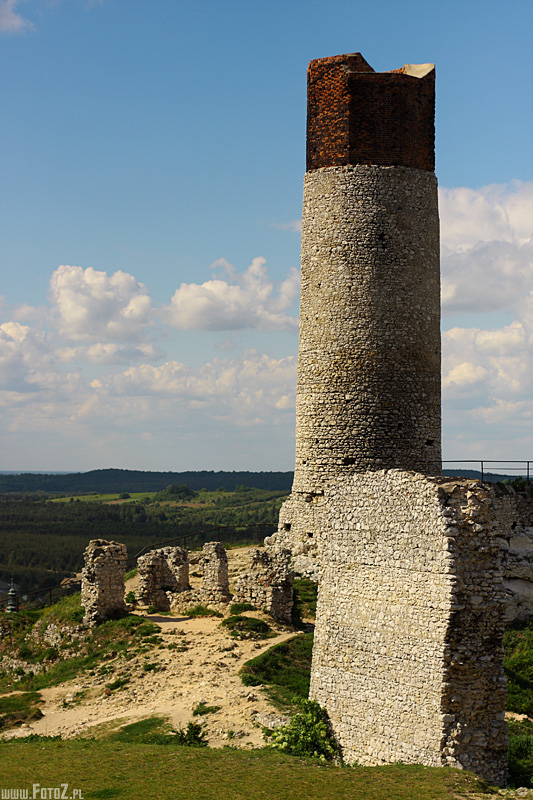 Wiea - ruiny zamku w Olsztynie