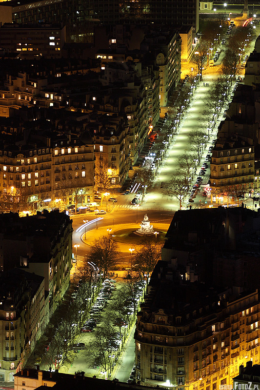 Place de Breteuil - zdjęcie ulicy, placu z góry