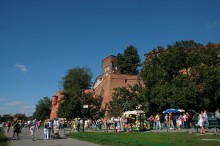 zamek wawelski, mury wawelskie - Wawel