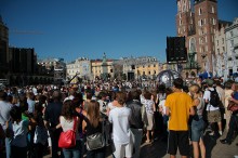 kraków rekord guinnessa, kraków rekord guinesa, rekord w ilości tańczących par - Pobijanie rekordu Guinnessa na krakowskim rynku