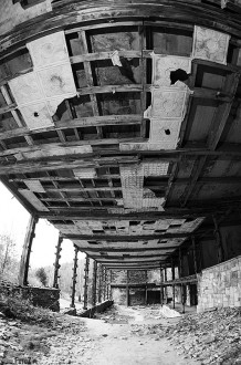 zdjęcia z kozubnika, zdjęcia ruin, ruiny, krajobraz postindustrialny - Kozubnik, Por±bka