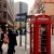Londyn, komunikacja, ulice, budka telefoniczna, architektura, London - Telefon