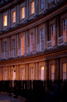 Baht, Somerset, architektura, zabytki, styl georgiański - The Royal Crescent