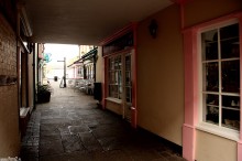 Devizes, Wiltshire, Anglia, zakamarek, zaułek - Przejście