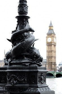 Londyn, zabytki, architektura, London, most, rzeka, nowoczesne budowle, Big Ben - Rzeba uliczna