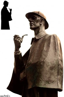 uczony, odkrywca, Szerlok Holmes, zabytki, popiersie - Sherlock Holmes - pomnik