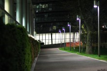 Londyn, zabytki, architektura, London,  zdjecia nocne Londynu, uliczki - Deptak nad Tamiz