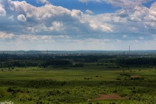 widok na jurze krakowsko-czstochowskiej - Plamy cienia