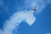 zdjęcia lotnicze Jurgis Kairys w samolocie Suchoj Su-31 z pikniku w bielsku podczas ewolucji powietrznych - Jurgis Kairys - Suchoj Su-31