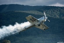 Jurgis Kairys na pikniku w bielsku 2009 - zdjęcie samolotu Suchoj Su-31- akrobacje podniebne, ewolucje powietrzne - Jurgis Kairys - Suchoj Su-31