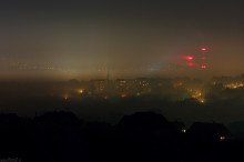 mgła w bielsku - Bielsko we mgle