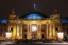 pałac nocą - Grand Palais - Wielki Pałac