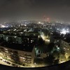widok z dachu na bielsko, zdjęcie z dachu, szeroka panorama nocna - Perpektywa ze Złotych Łanów