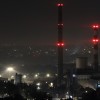 elektrociepłownia, kominy, widok z góry, zdjęcie z wysoka - Industrialne Bielsko